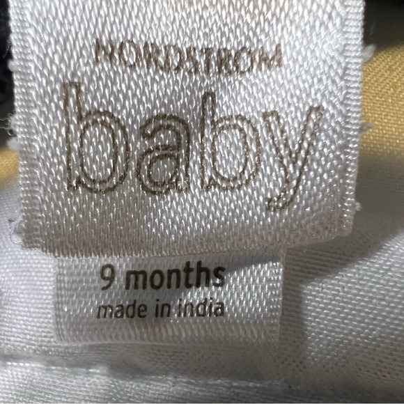 Nordstrom Baby Boy Houndstooth pants and Carters long sleeve onesie cotton - Picture 5 of 6